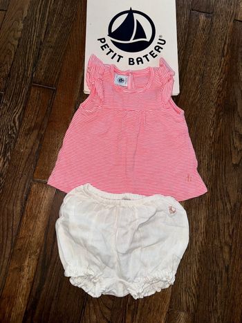 Ensemble petit bateau 6 mois