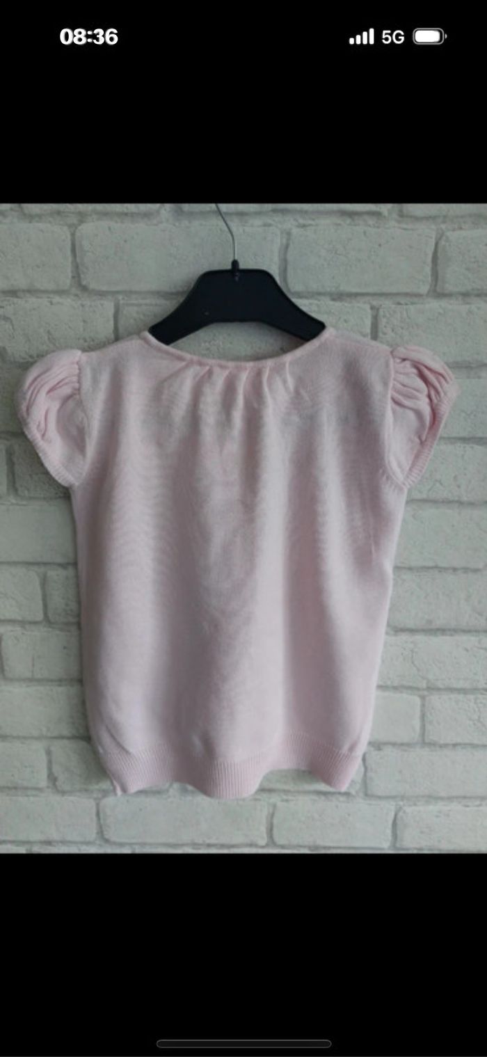 Tee-shirt pull fin C.F.K (Monoprix) taille 8 ans - photo numéro 3