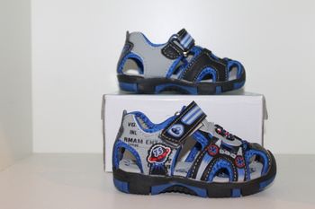 belle sandales noire et bleue 20