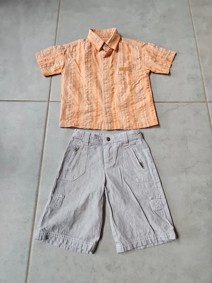 Ensemble short + chemisette