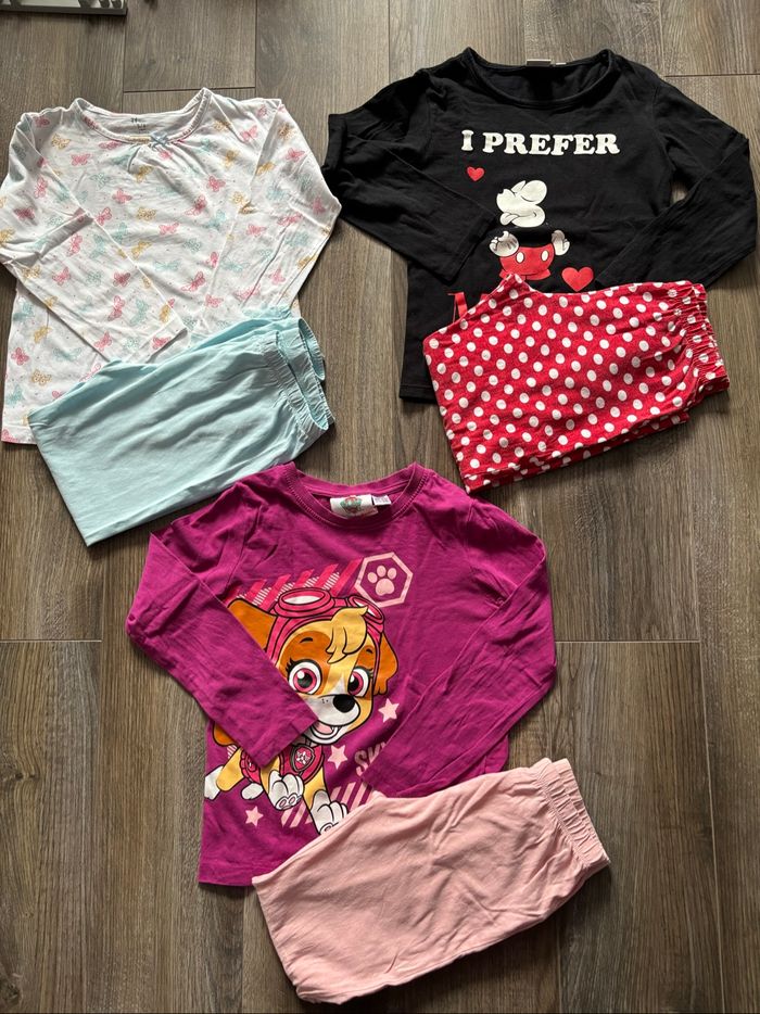 Lot de 3 pyjamas longs taille 6 ans