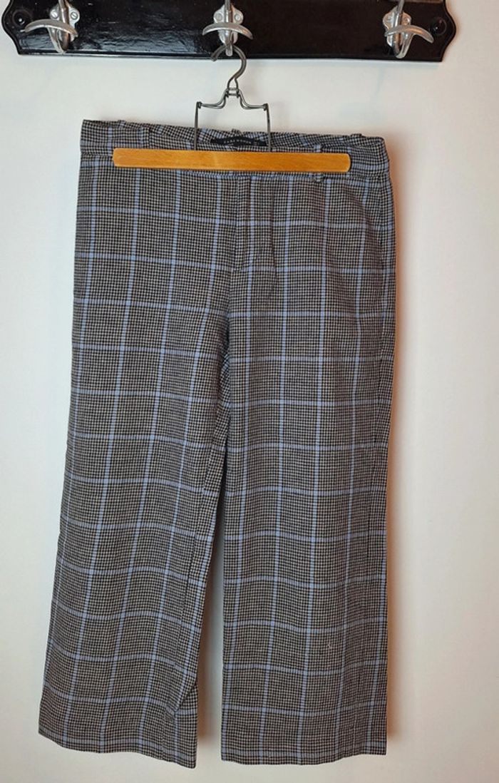 Pantalon 7/8 pied de poule Zara taille S