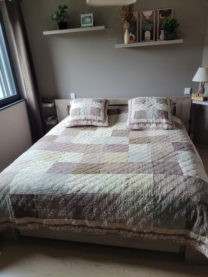 Boutis safeco provençal piqué main 240x260 cm - photo numéro 1