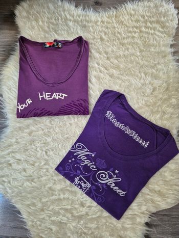 Lot de 2 T-shirts à manches longues pour femme