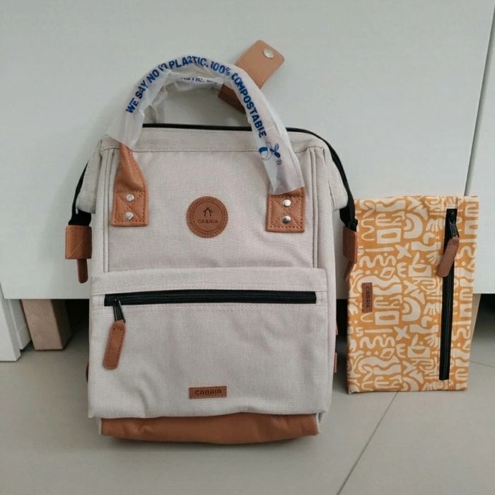 Sac à dos cabaïa S beige Camel