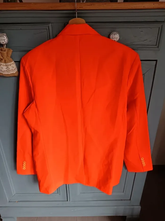 Blazer orange fluo - photo numéro 3