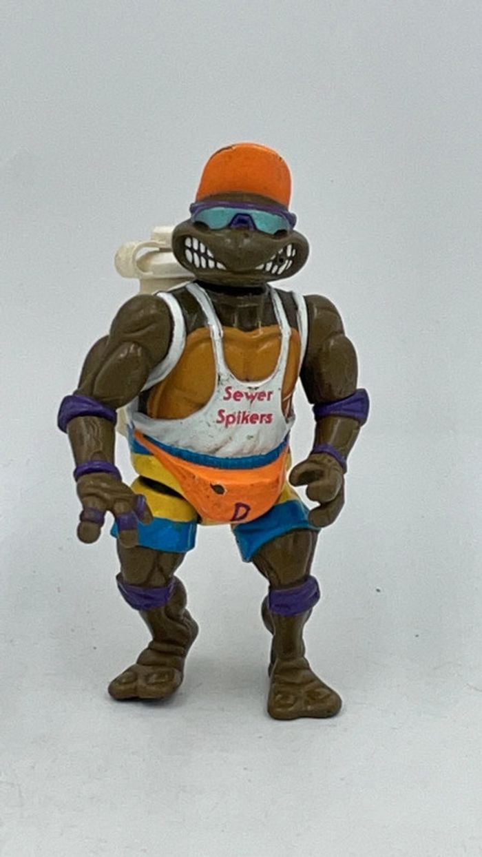 Figurine Tortue Ninja TMNT Spike’n Volley Don Playmates Toys 1992
