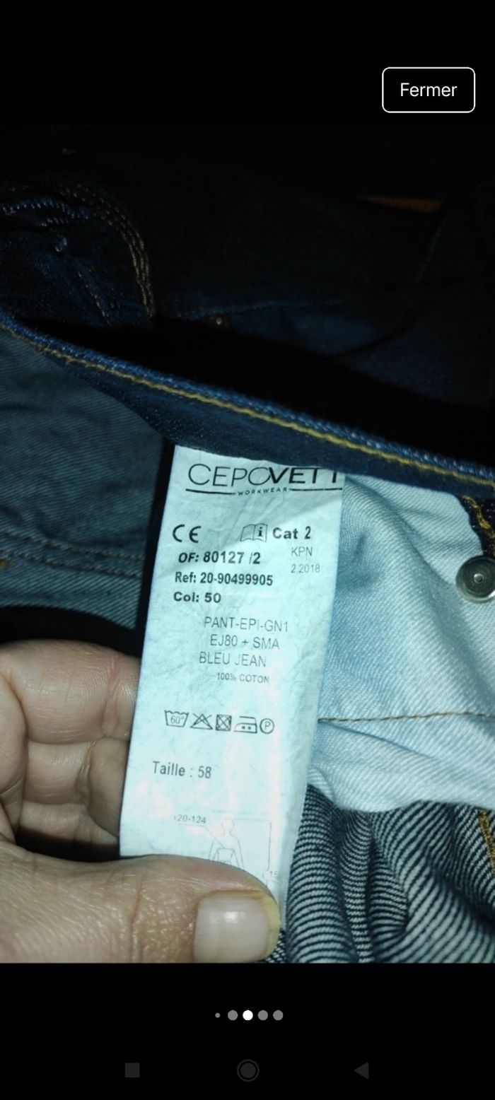 Pantalon homme grande taille neuf h6 - photo numéro 8