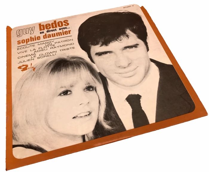 Vinyle 33 tours (25cm) Guy Bedos en direct avec...Sophie Daumier