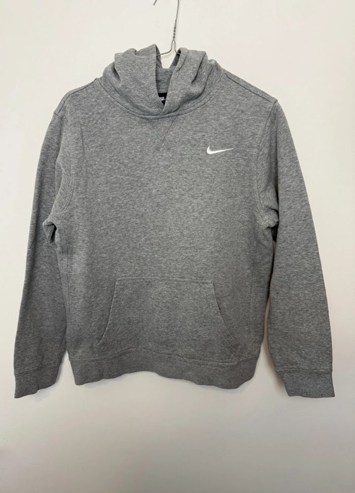Sweat à capuche Nike gris logo brodé taille 13-15 ans
