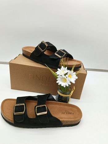 Claquettes black Findlay neuve 