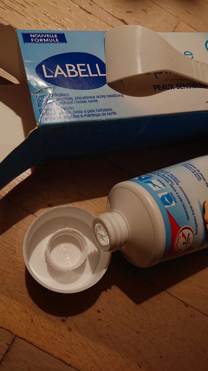 Crème dépilatoire peau sensibles "labell" - photo numéro 4