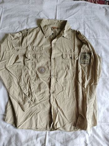 Chemise kaki clair