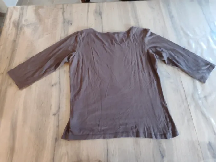 Blouse "Machin Chose" marron T.42 - photo numéro 3