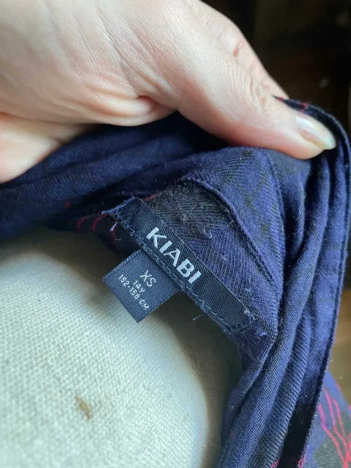 Chemise bleu et rouge - photo numéro 3