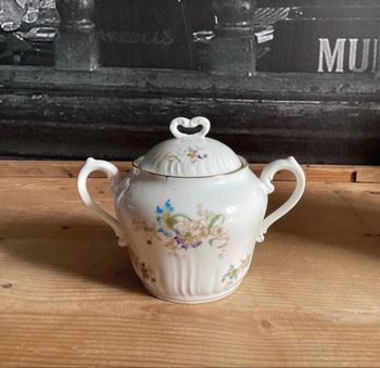 Sucrier porcelaine de Limoges  Hauteur