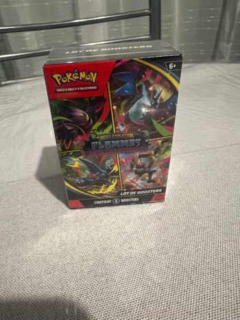Pokémon lot de 6  booster  mega evol flammes