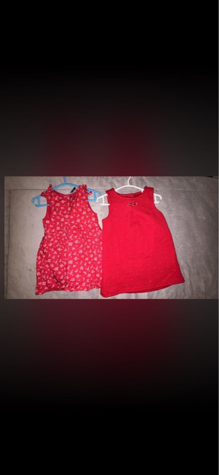 LOT 12 PIÈCES VÊTEMENTS BÉBÉ FILLE 9 MOIS - photo numéro 4