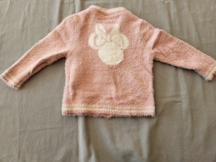 Ensemble disney minnie robe sous pull gilet chaussons 12 mois hiver - photo numéro 2