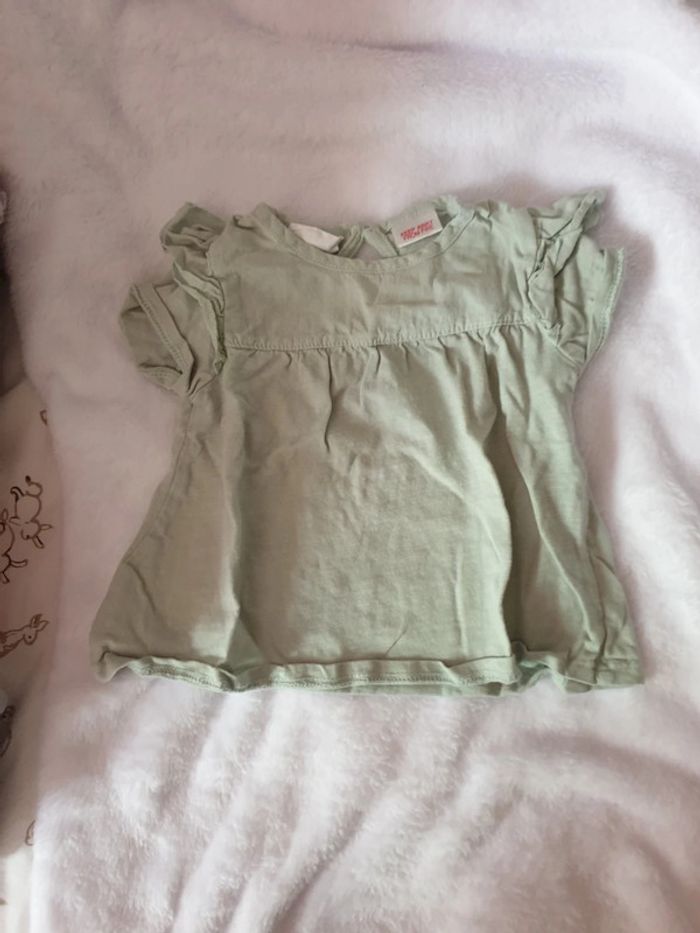 Lot 4 tee shirts 3 mois zara - photo numéro 2