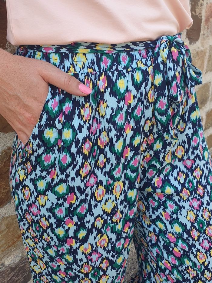 Pantalon fluide Majorque imprimé Taille M - photo numéro 3