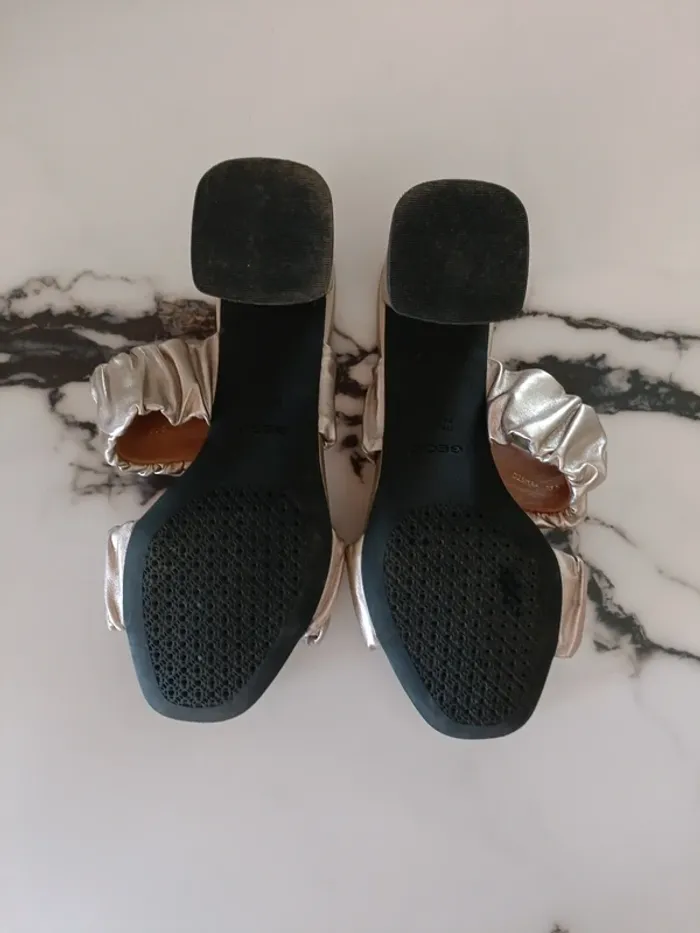 Mules en cuir Geox - photo numéro 4