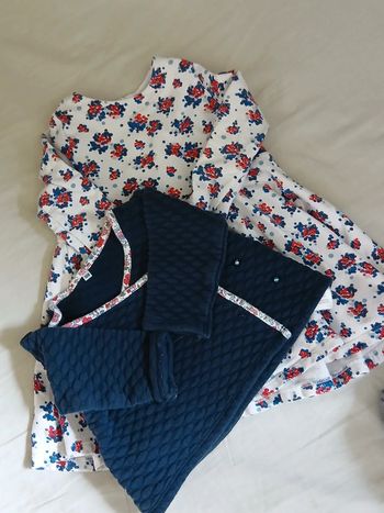 Ensemble robe gilet 18 mois