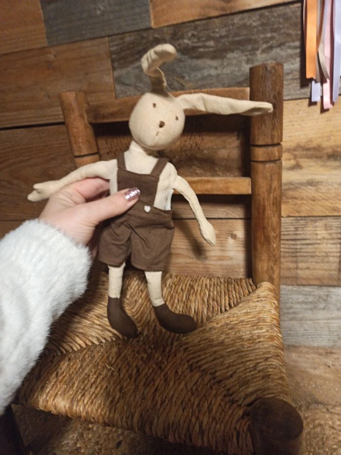 Peluche lapin côté table tbe - photo numéro 3