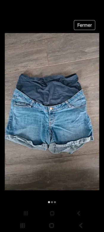 Short maternité Gémo 44