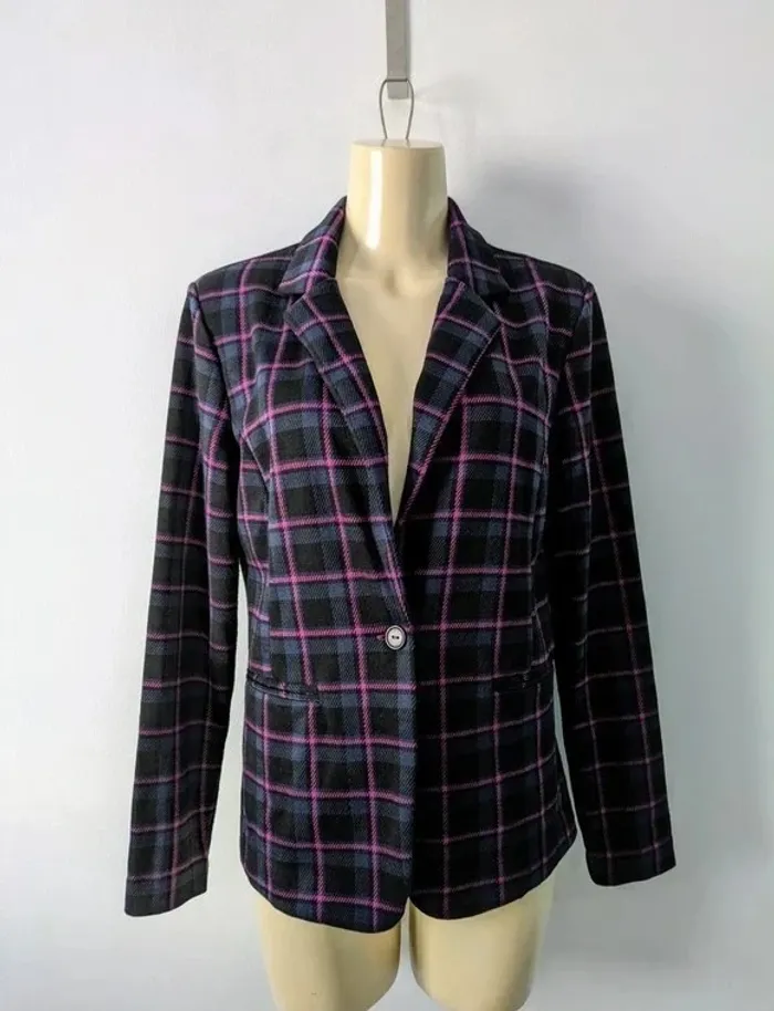 Veste légère à carreaux - ICHI - taille L