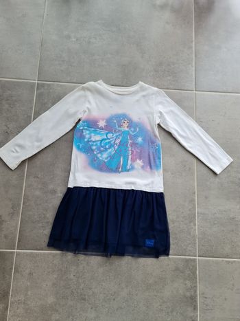 Tee shirt tutu reine des neiges elsa disney