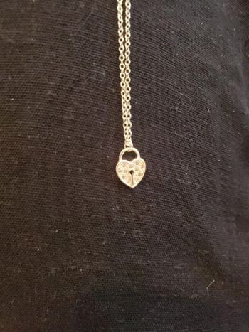 Collier cœur/ cadenas