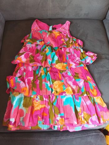Robe été sans manche à volants Fille 8 ans Catimini