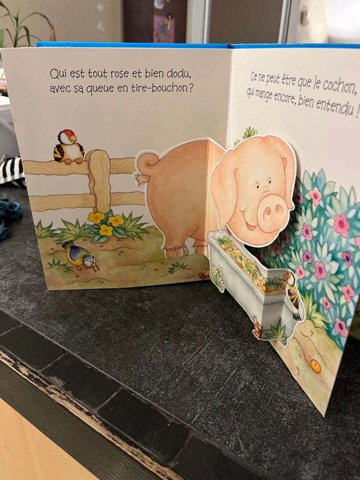Un livre pop up à la ferme animaux animés - photo numéro 4