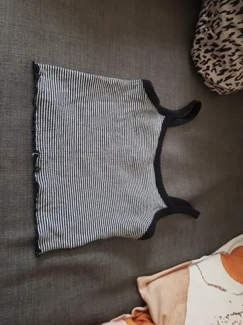 Crop top rayé