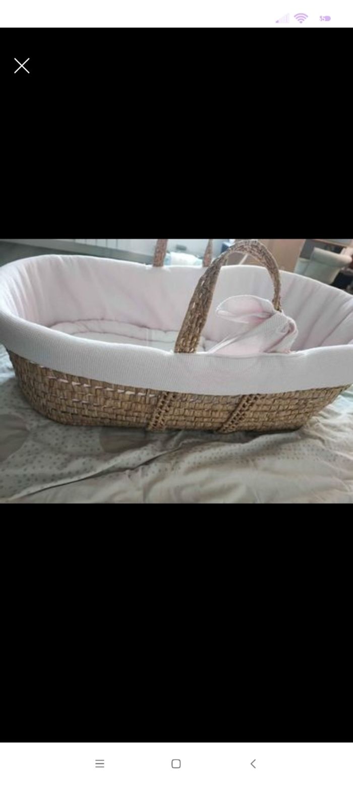 Couffin osier bébé - photo numéro 3