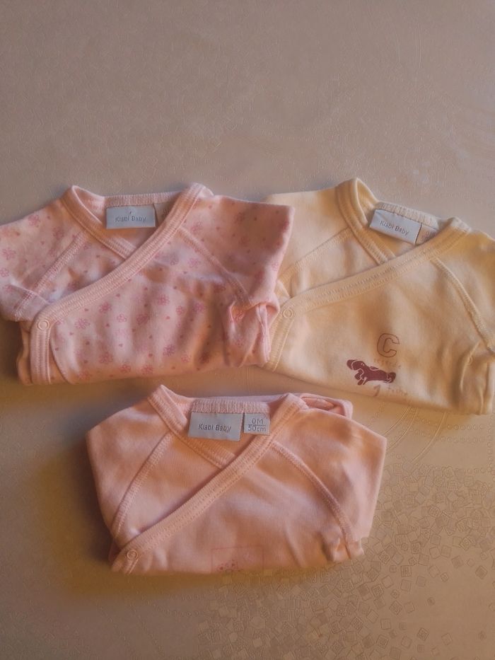 Lot de 3 bodies fille
