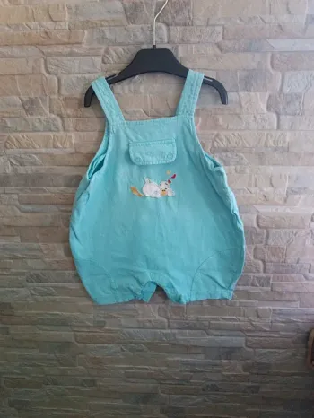 Barboteuse turquoise Babibou 23M