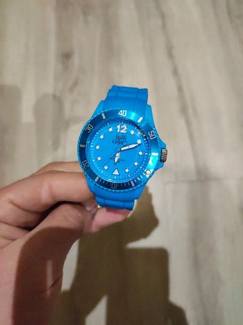 Montre lolli clock turquoise