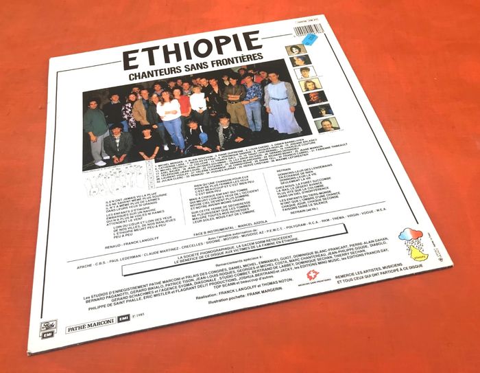 Vinyle Maxi 45 tours Chanteurs sans frontières Ethiopie (1985) - photo numéro 3