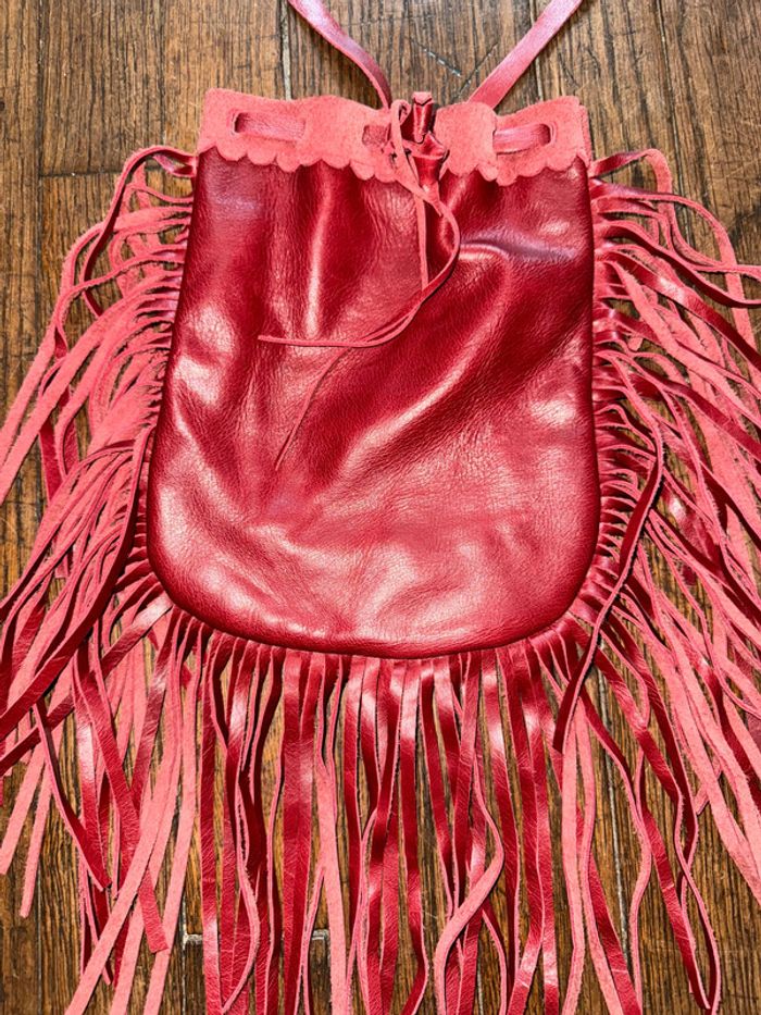 Petit sac en cuir Fanny blanche Micro traces - photo numéro 2