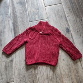 Pull brique 6 mois Kiabi neuf