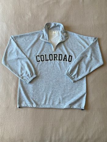 Sweat mi-zip vintage “COLORADO” – Homme – Taille M