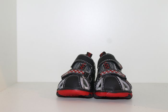 jolie sandales nus pieds rouge et noire 22 - photo numéro 2