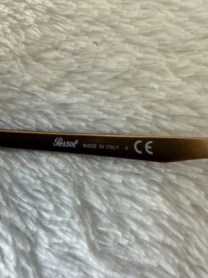 Lunettes de soleil Persol femme – Monture écaille, double pont, verres bleus - photo numéro 2