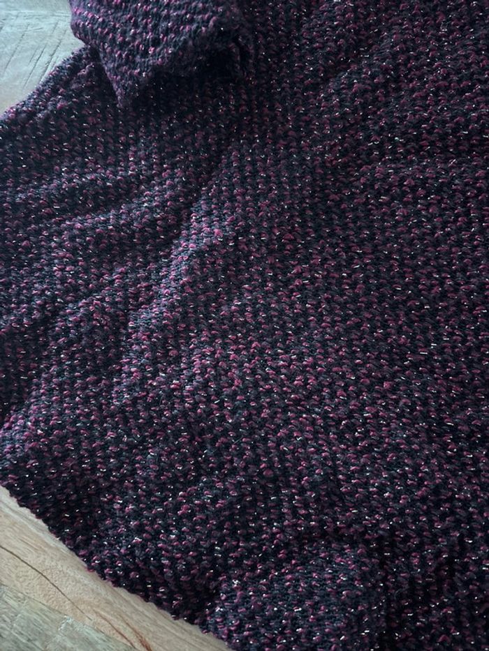Pull couleur bordeaux - photo numéro 3