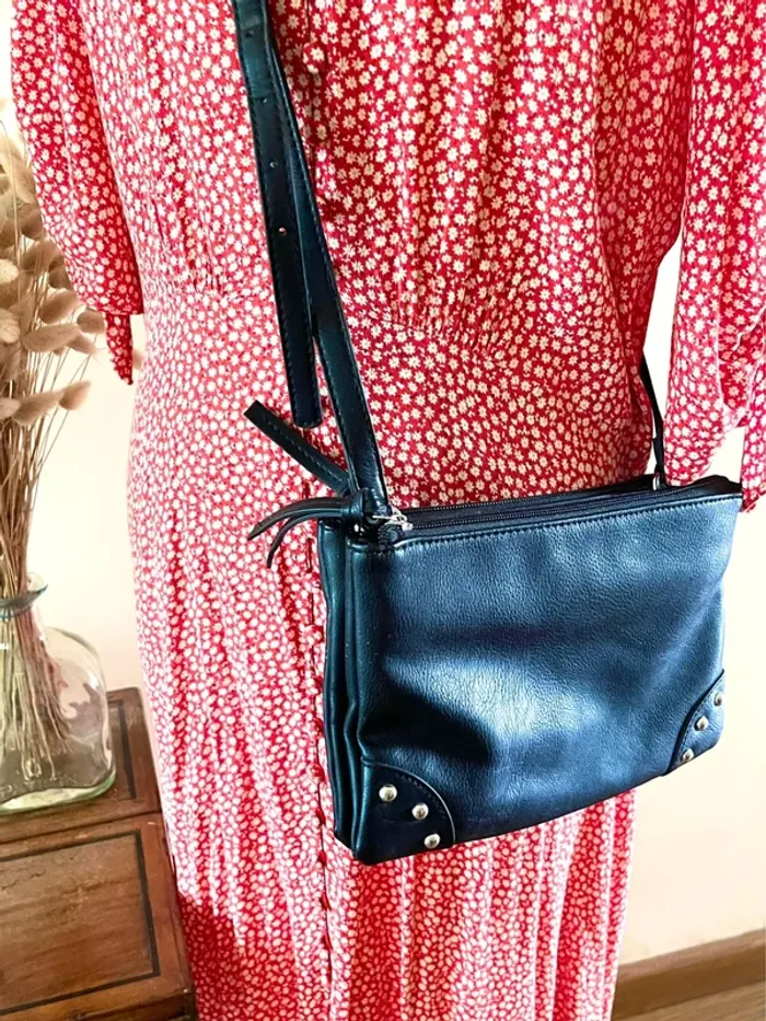 Sac à Main Noir Fonctionnel - By La Halle