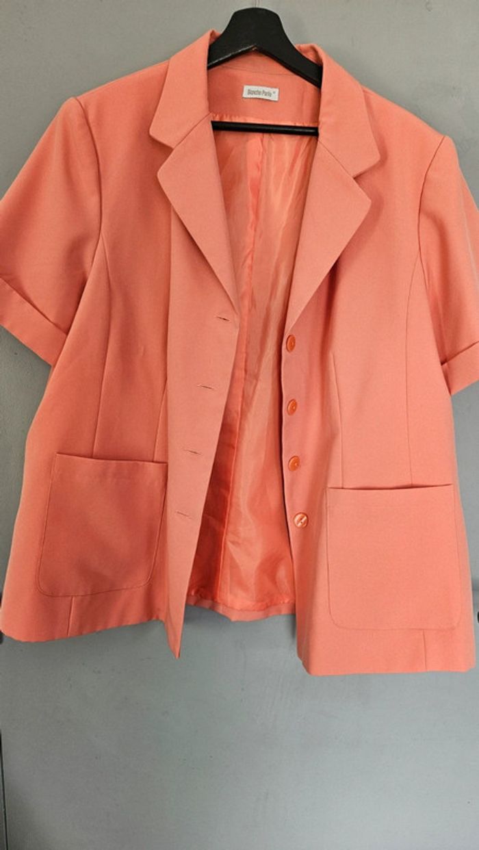 Veste chic Corail - Blanche Porte - T52 - photo numéro 3