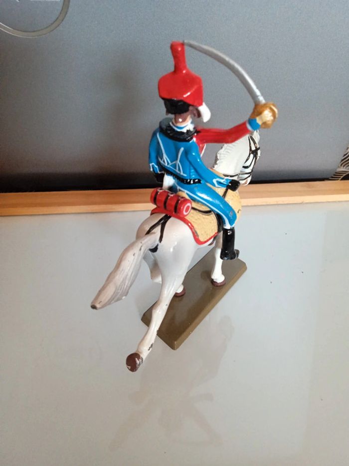 Cavalier de Napoléon en plomb collection Starlux - photo numéro 3