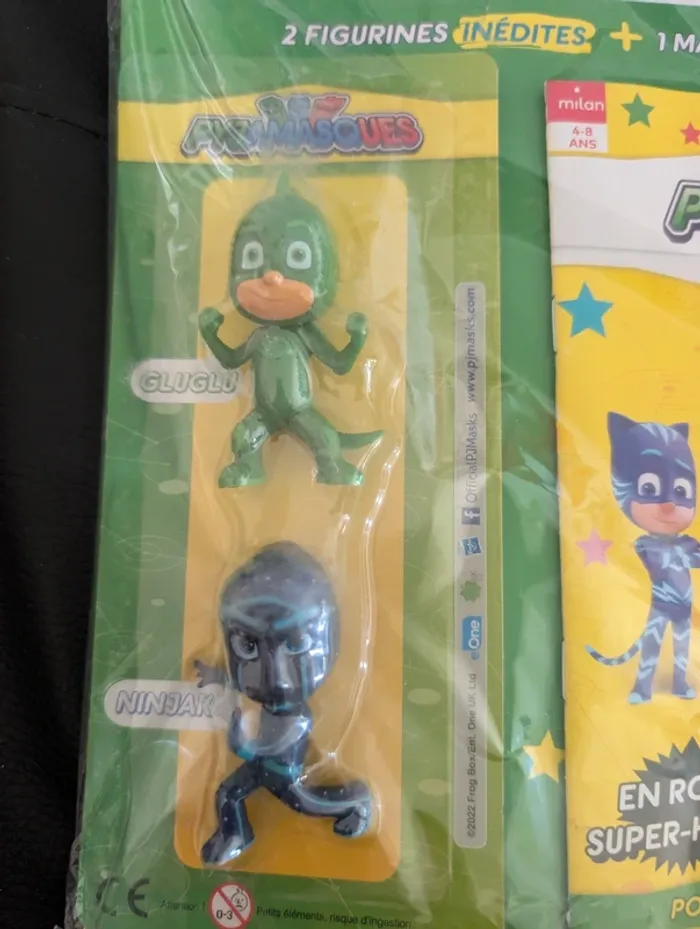 Figurines Pyjamasques Gluglu et Ninjaka neuves - photo numéro 2